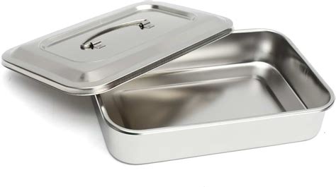 surgical stainless steel box|medical surgical trays with handles.